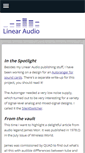 Mobile Screenshot of linearaudio.nl