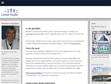 Tablet Screenshot of linearaudio.nl